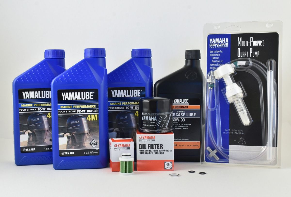 Yamaha 20 Hour Service Maintenance Kit - Yamalube 10W-30 - F70 (All Models)