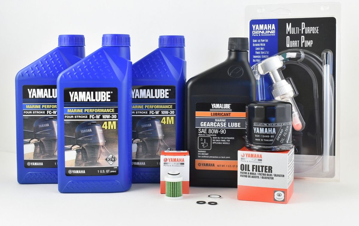Yamaha 20 Hour Service Maintenance Kit - Yamalube 10W-30 - T60 (2006 to Current)