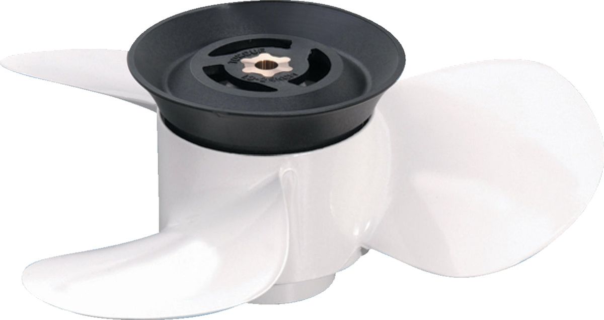 Yamaha 68S-45941 - K Series Dual Thrust Aluminum Propeller - 3 Blade - 14 Dia - 11 Pitch - RH Rotation