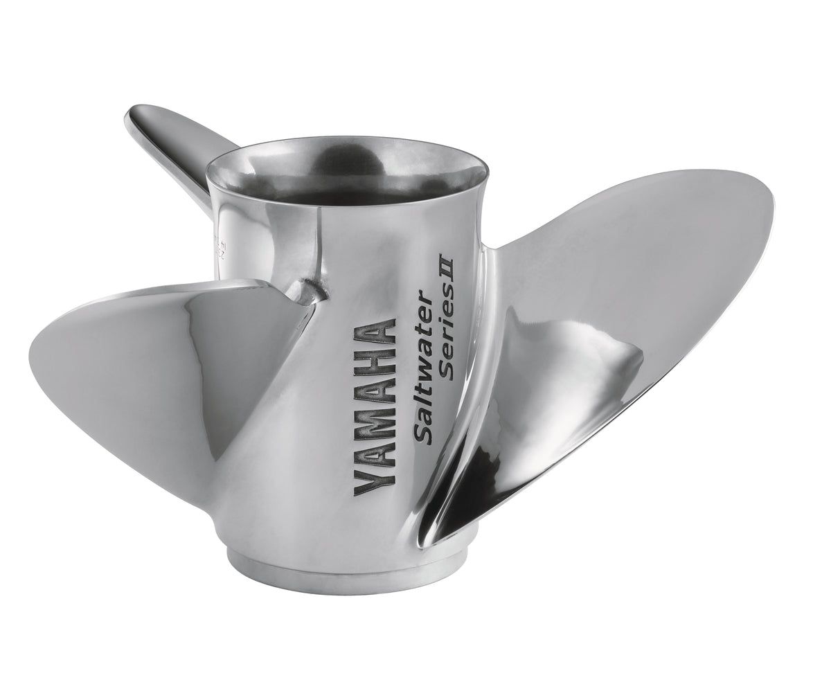 M/T Series Saltwater Series II Stainless Steel Propeller - 3 Blade - 15.50 Dia - 17 Pitch - LH Rotation