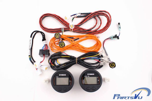 Yamaha 6Y8-0E83R-91-00 - Command Link Single Engine Gauge Kit - Round Two Gauge Kit