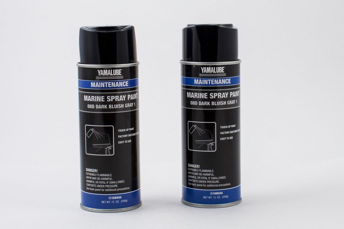Marine Outboard Engine Cowling Spray Paint 8D - Dark Blue Gray - 12 oz.