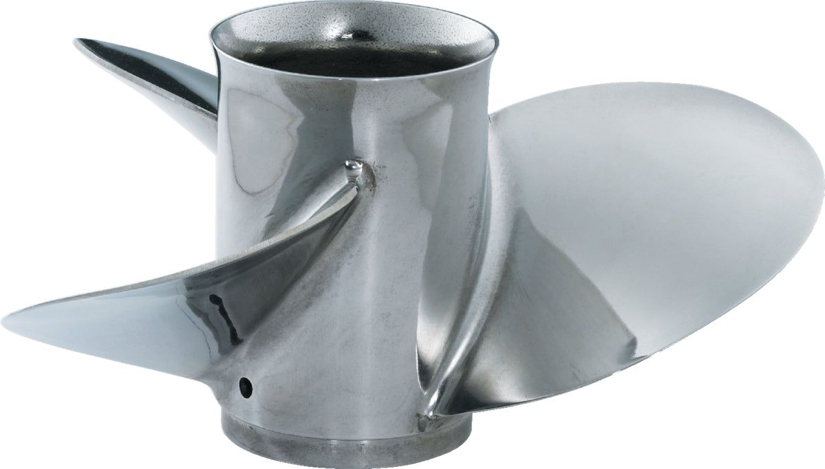 G Series Turbo Pontoon 1 Stainless Steel Propeller - 3 Blade - 12 Dia - 11 Pitch - RH Rotation