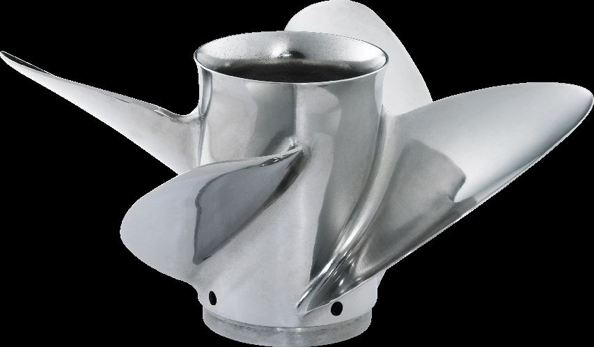 K Series FX4 Stainless Steel Propeller - 4 Blade - 13.25 Dia - 14 Pitch - RH Rotation