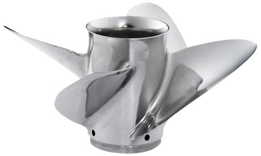 M/T Series Turbo Ultima 4 Stainless Steel Propeller - 4 Blade - 14.25 Dia - 19 Pitch - LH Rotation