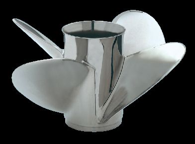 Yamaha MAR-GYT4B-V6-22 - M/T Series Performance 4 Stainless Steel Propeller - 13.75 Dia - 22 Pitch - LH Rotation