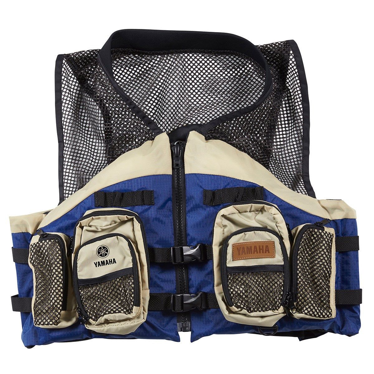 Yamaha Men’s Nylon Mesh Fishing Life Jacket Large – MAR-18FSH-BL-LG