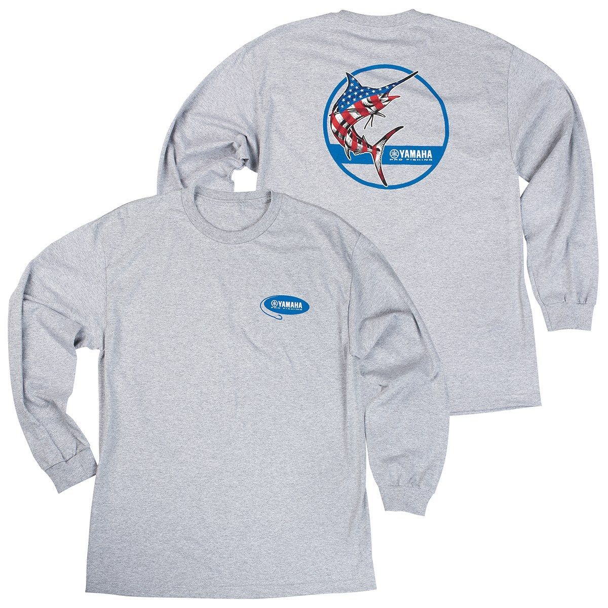 Yamaha Pro Fishing Patriotic Marlin Long Sleeve Tee Small – CRP-18LML-GY-SM