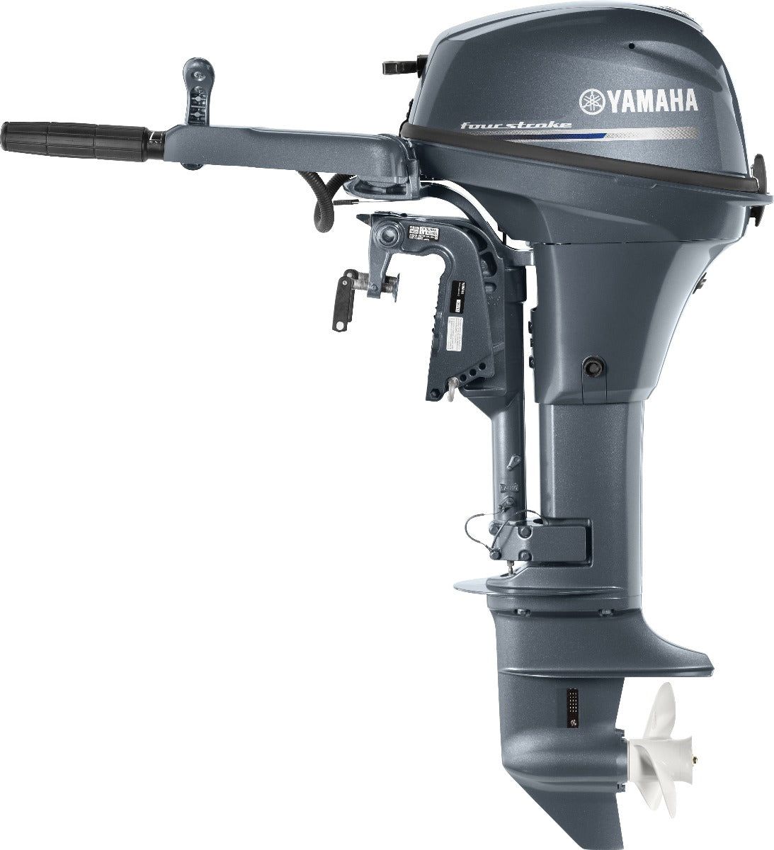 Yamaha T9.9LPHB - 20" Shaft | Tiller Handle | Electric Start | Power Tilt | High Thrust | Gray