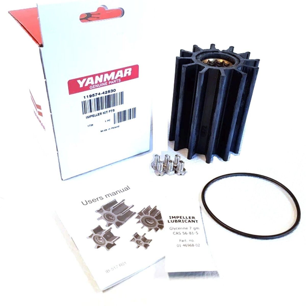 IMPELLER KIT - YANMAR Part # 119574-42530