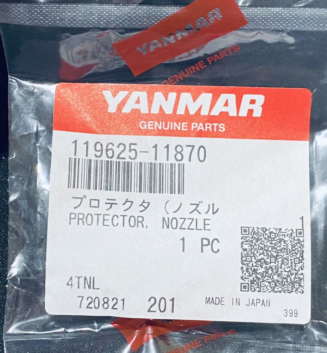 JH INJECTOR PROTECTOR - YANMAR Part # 119625-11870