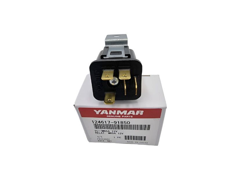 STOP SOLENOID RELAY W/ MTG BRACKET - YANMAR Part # 124617-91850
