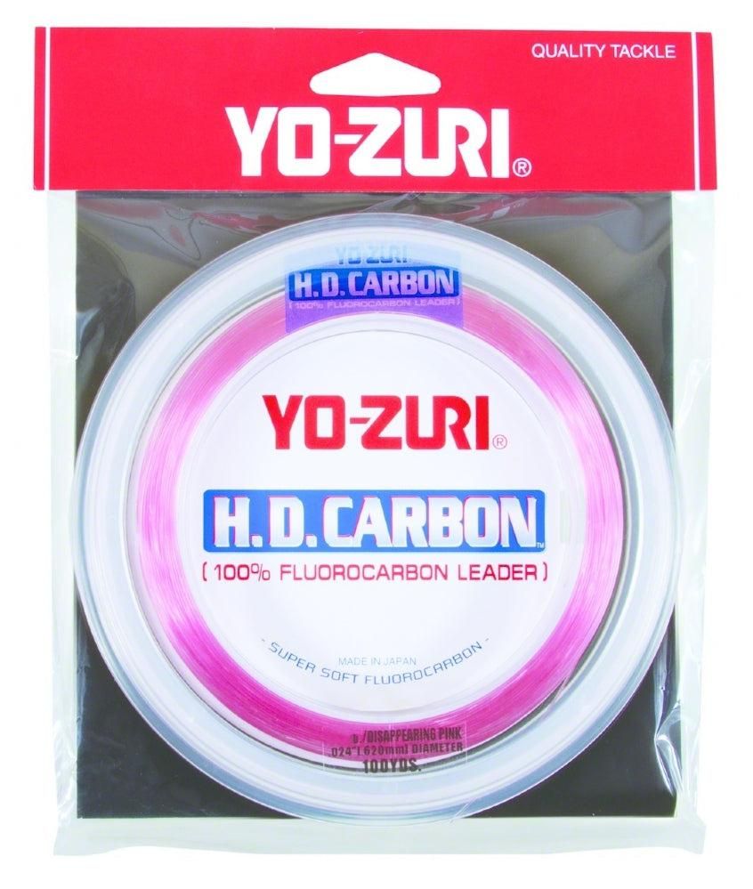 Yo-Zuri HD40LBDP H.D. Carbon Fluorocarbon Leader (40lb., 30yds.) - Disappearing Pink