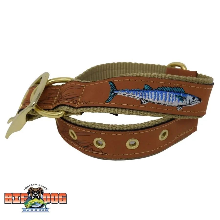 ZEP-PRO WAHOO LEATHER DOG COLLAR