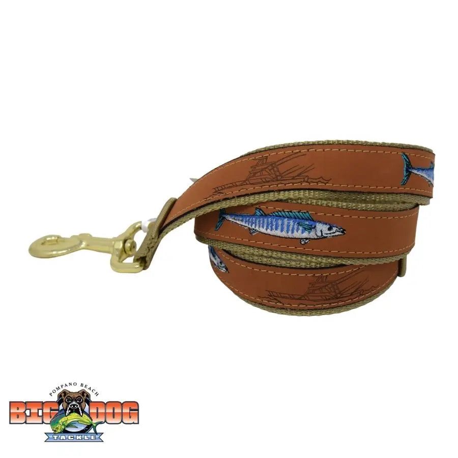 ZEP-PRO WAHOO LEATHER DOG LEASH